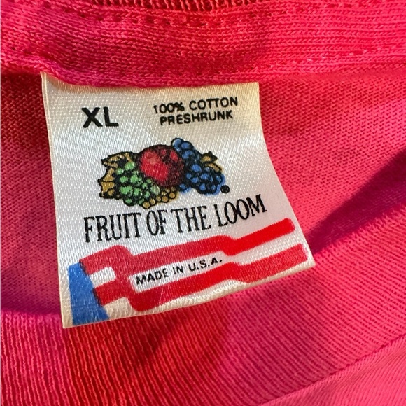 Vtg Arizona Pink Puff Print Cactus ‘91 Albatross Single Stitch USA T-Shirt XL - Picture 6 of 8